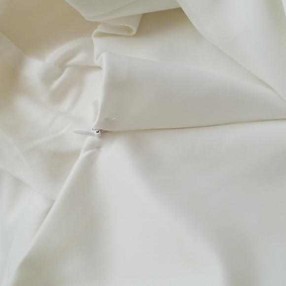 One Shoulder Satin A-line Floor Length Wedding/ Evening  Dress - Picture 5 of 10